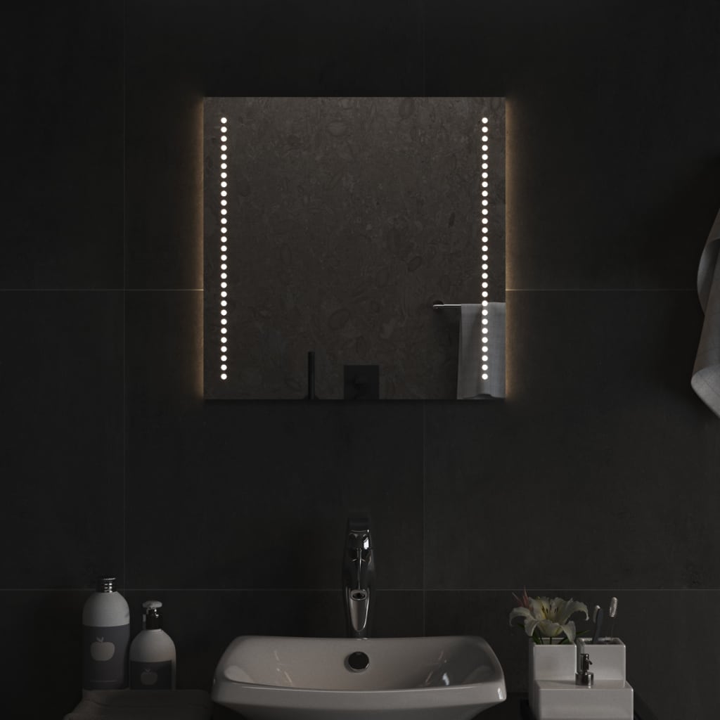 Berkfield LED Bathroom Mirror 50x50 cm