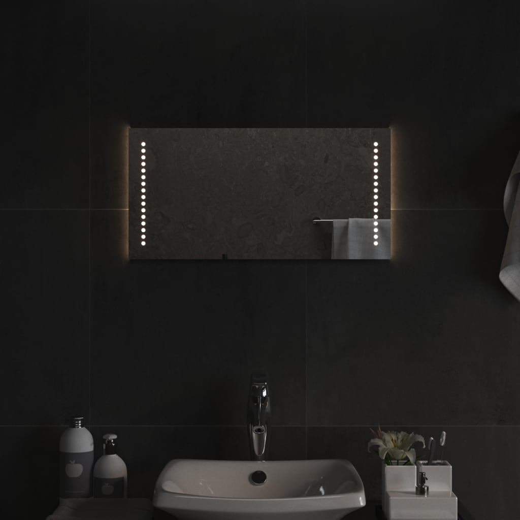 Berkfield LED Bathroom Mirror 60x30 cm