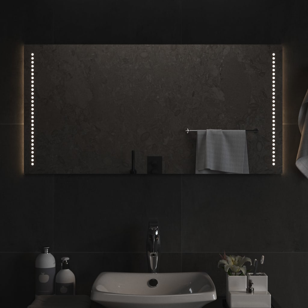 Berkfield LED Bathroom Mirror 100x50 cm