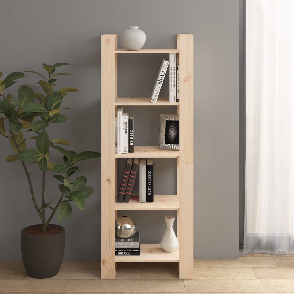 Berkfield Book Cabinet/Room Divider 60x35x160 cm Solid Wood