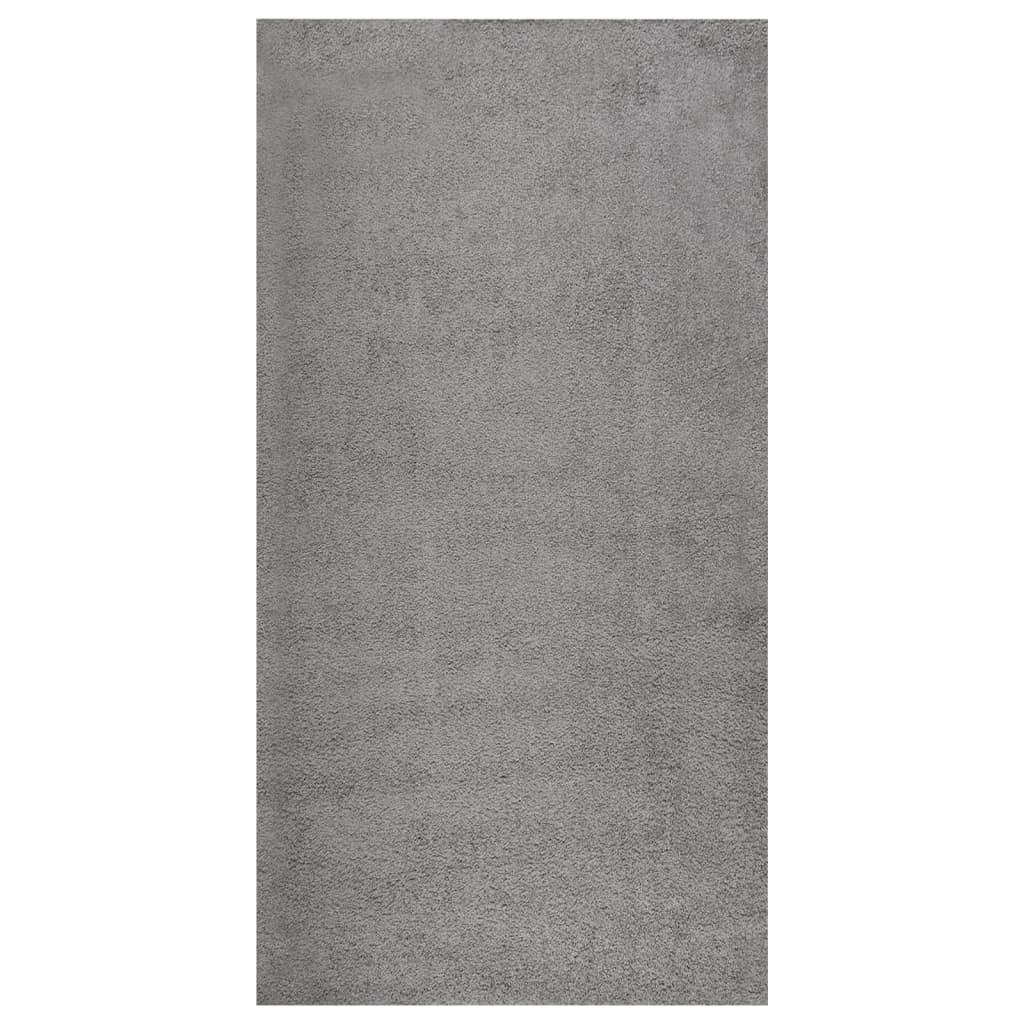 Berkfield Shaggy Rug High Pile Grey 80x150 cm