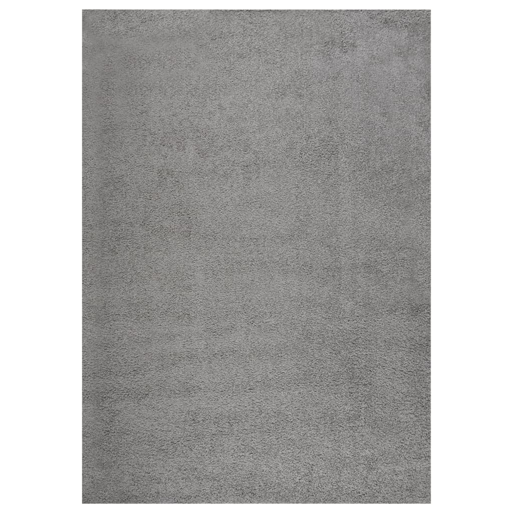 Berkfield Shaggy Rug High Pile Grey 120x170 cm