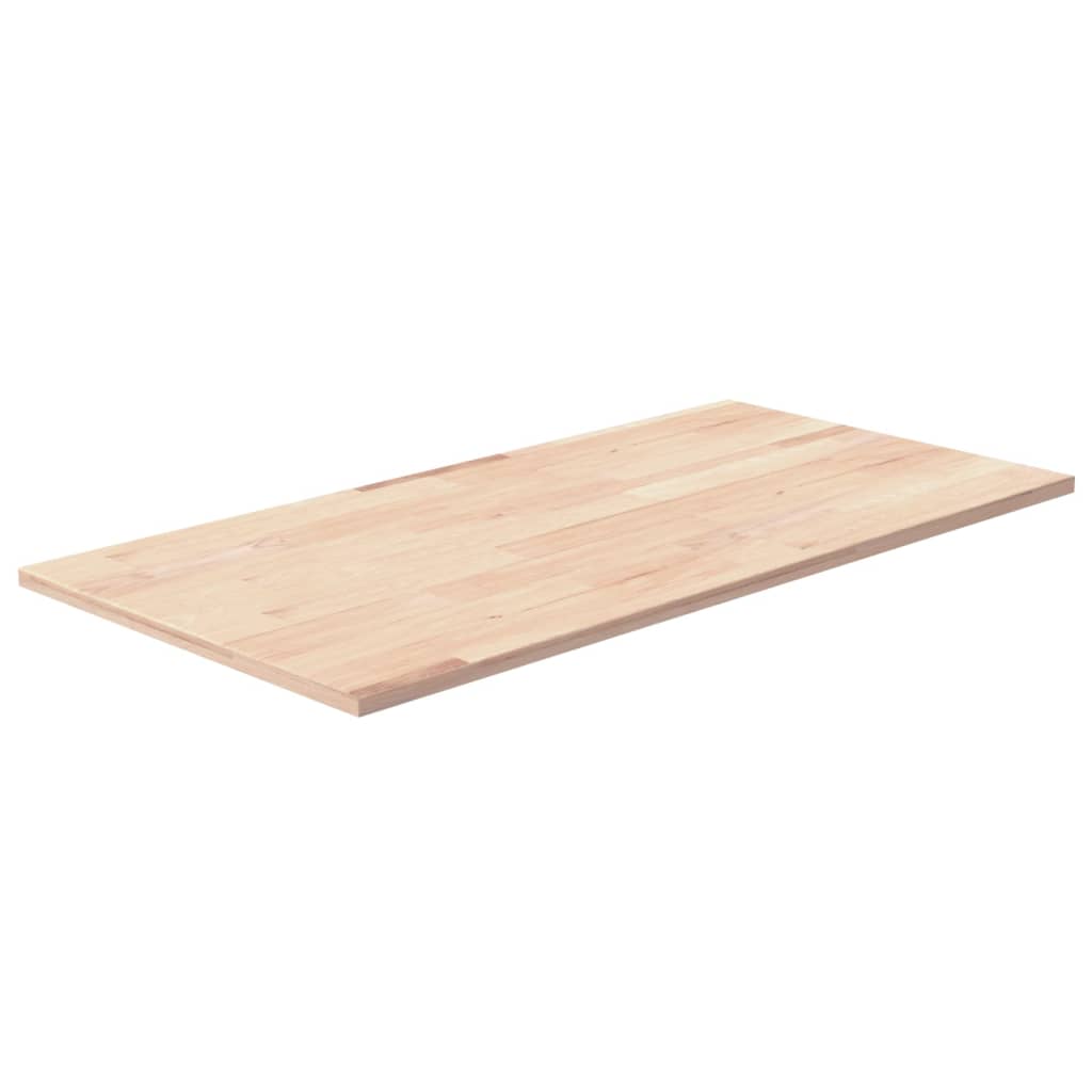 Berkfield Bathroom Countertop 80x40x1.5 cm Untreated Solid Wood