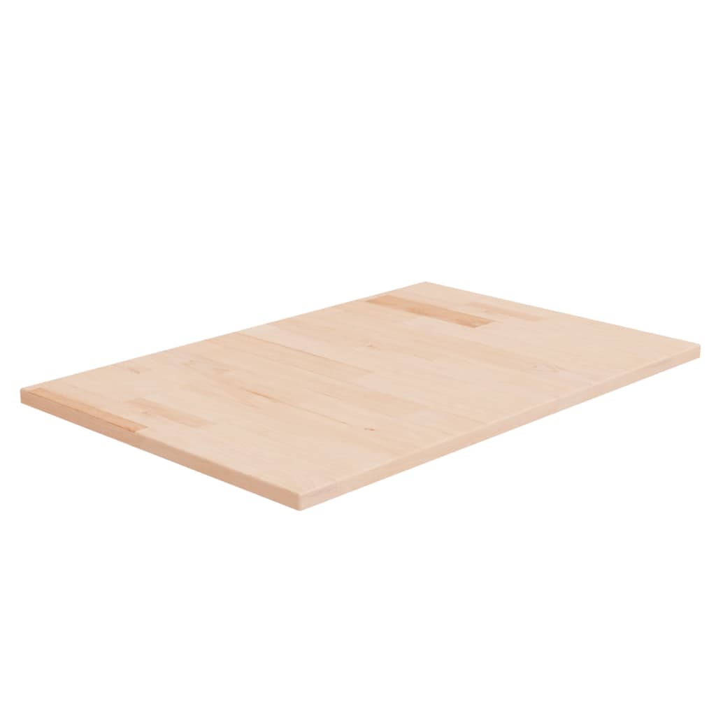 Berkfield Bathroom Countertop 60x40x1.5 cm Untreated Solid Wood