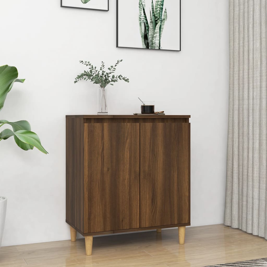 Berkfield Sideboard Brown Oak 60x35x70 cm Engineered Wood