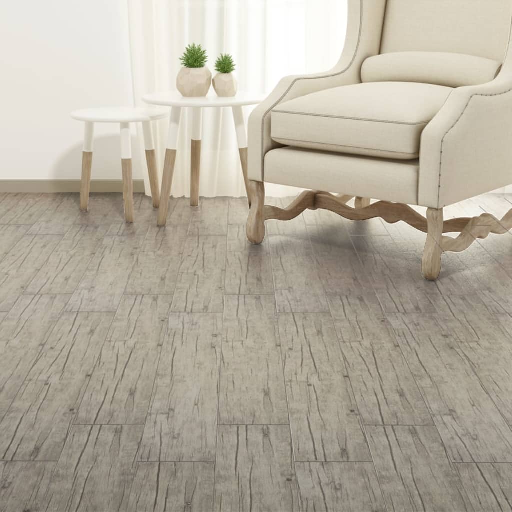 Berkfield Self-adhesive PVC Flooring Planks 2.51 m�__ 2 mm Oak Washed