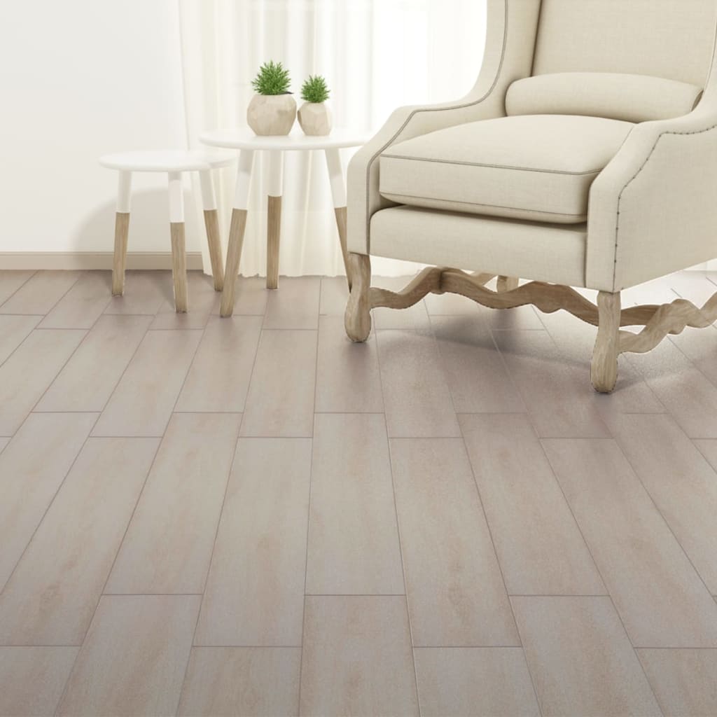 Berkfield Self-adhesive PVC Flooring Planks 2.51 m�__ 2mm Oak Classic White