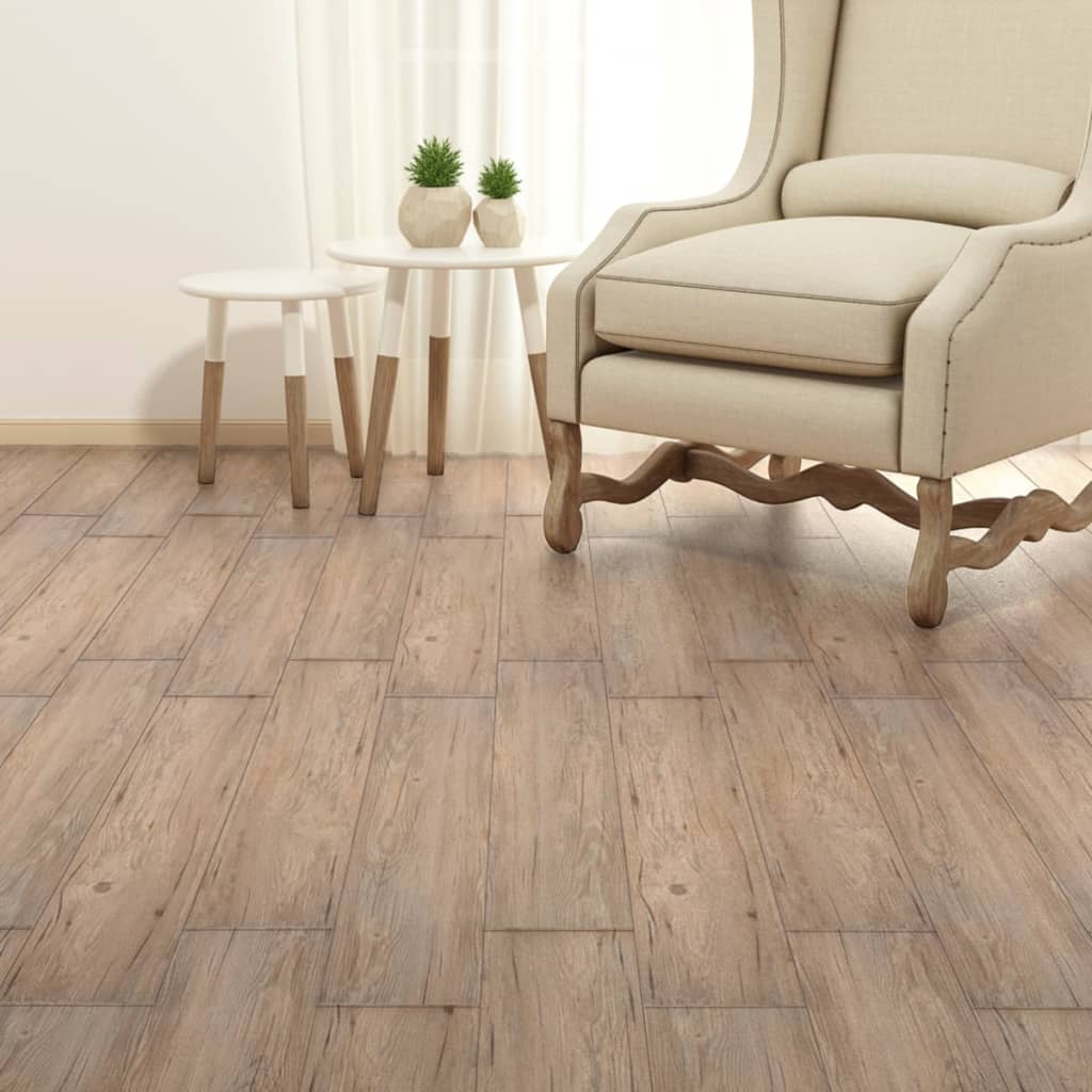 Berkfield Self-adhesive PVC Flooring Planks 2.51 m�__ 2 mm Oak Brown
