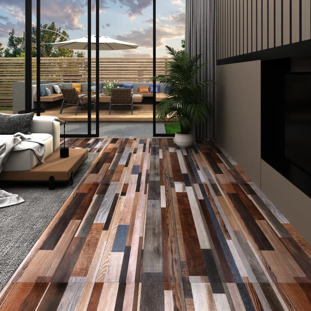 Berkfield Self-adhesive PVC Flooring Planks 2.51 m�__ 2 mm Multicolour