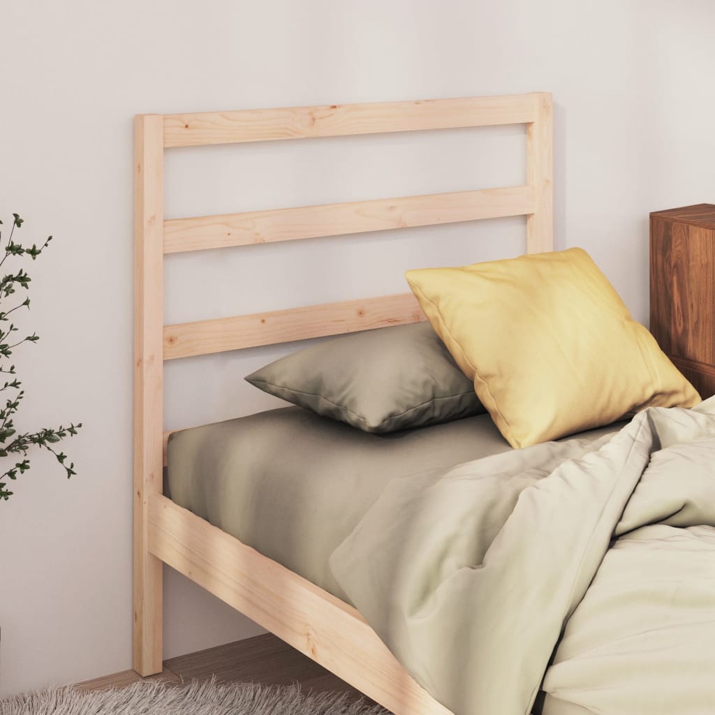 Berkfield Bed Headboard 81x4x100 cm Solid Wood Pine