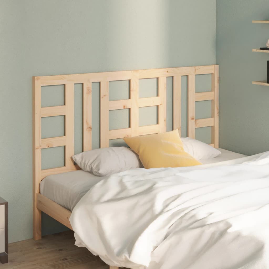 Berkfield Bed Headboard 141x4x100 cm Solid Wood Pine