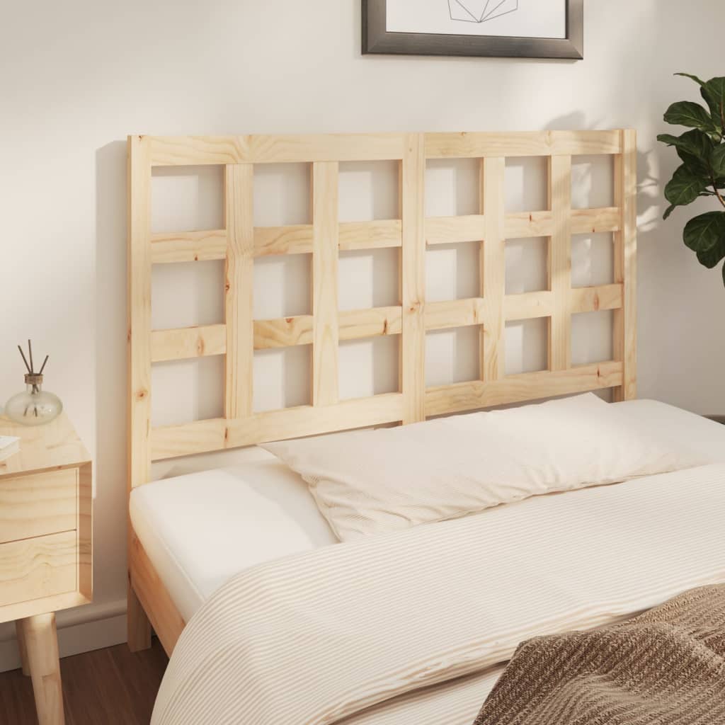 Berkfield Bed Headboard 140.5x4x100 cm Solid Wood Pine