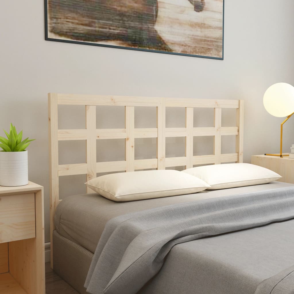 Berkfield Bed Headboard 165.5x4x100 cm Solid Wood Pine