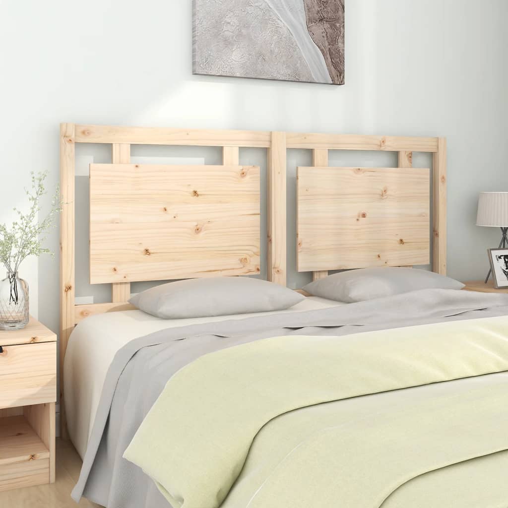 Berkfield Bed Headboard 155.5x4x100 cm Solid Pine Wood