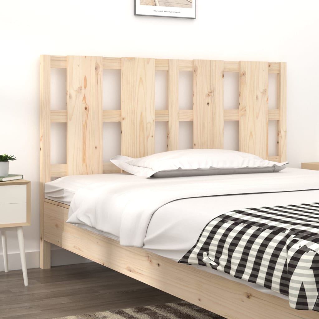 Berkfield Bed Headboard 140.5x4x100 cm Solid Wood Pine