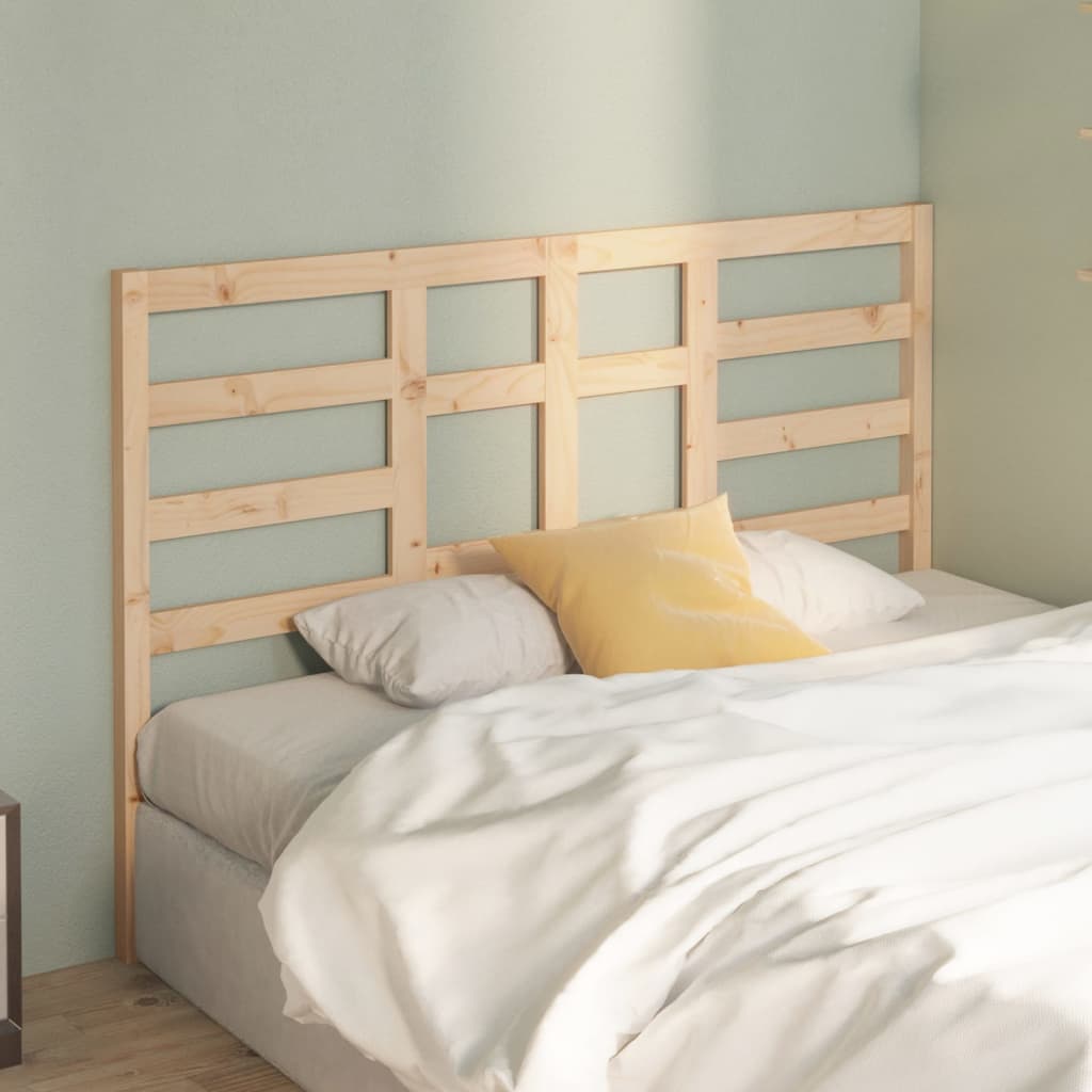Berkfield Bed Headboard 126x4x104 cm Solid Wood Pine