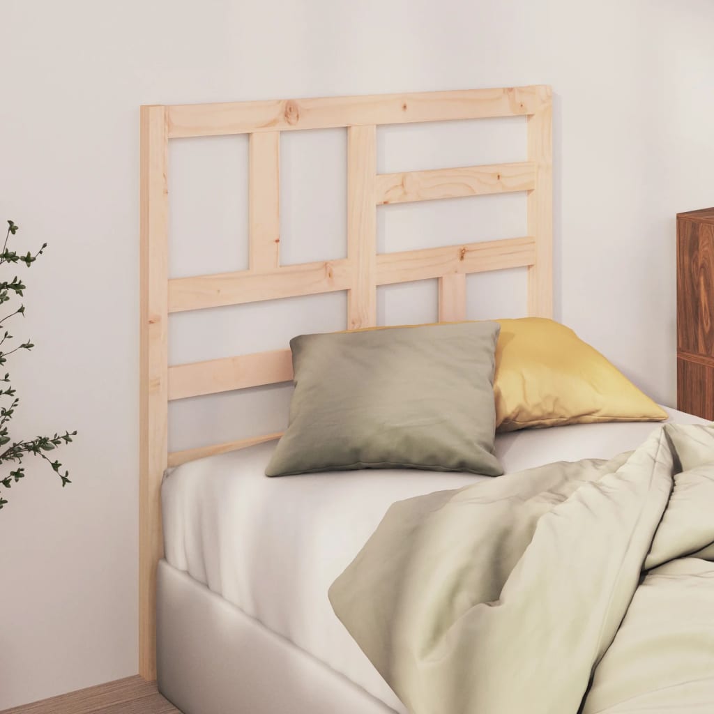 Berkfield Bed Headboard 106x4x104 cm Solid Wood Pine