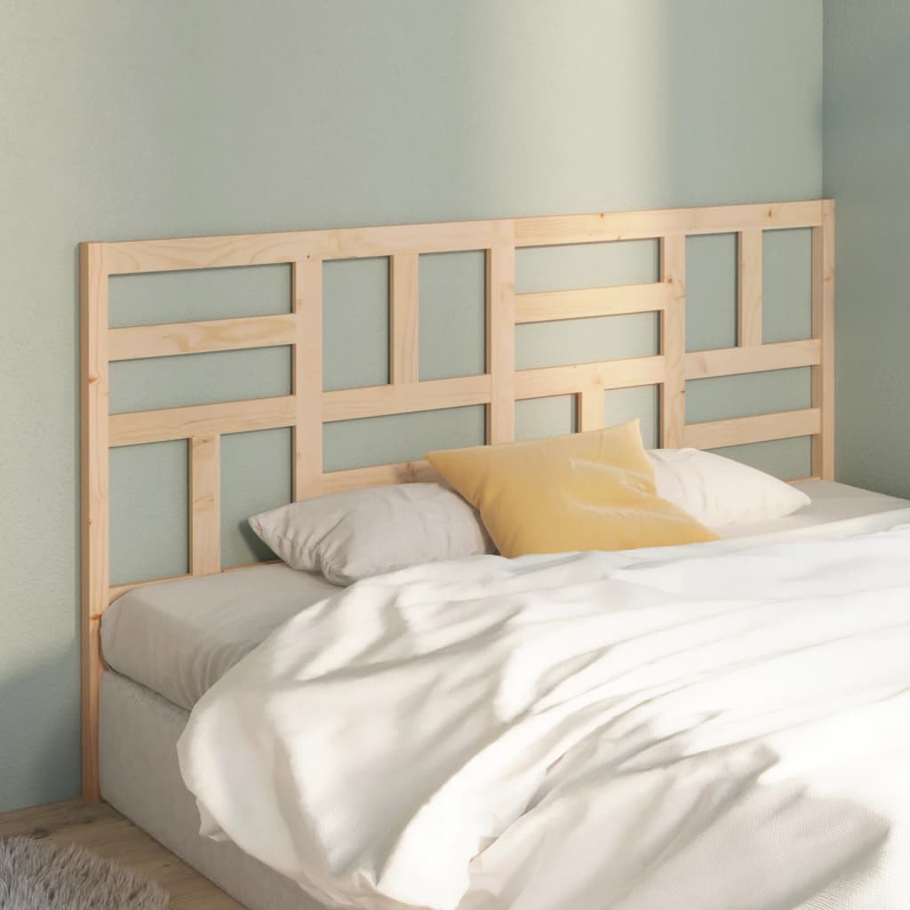 Berkfield Bed Headboard 206x4x104 cm Solid Wood Pine