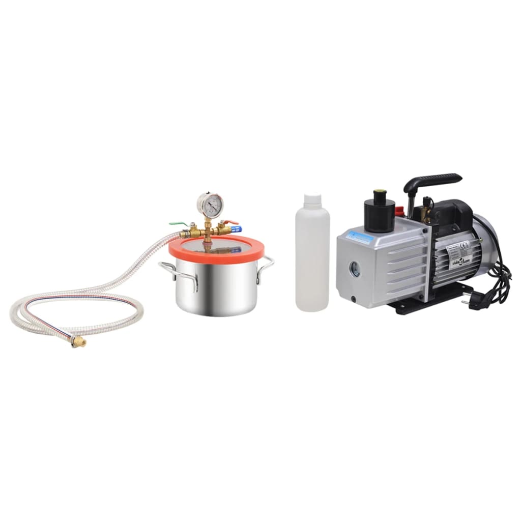 Berkfield Vacuum Chamber with 2-stage Pump 3.7 L
