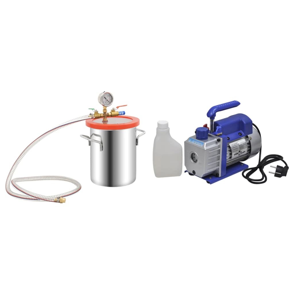 Berkfield Vacuum Chamber with Single-stage Pump 5.5 L