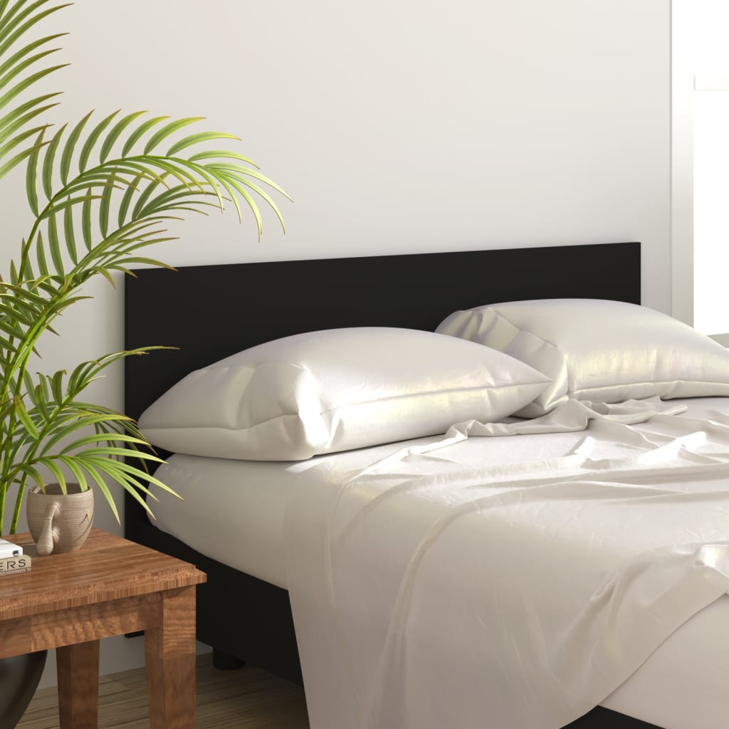 Berkfield Bed Headboard Black 160x1.5x80 cm Engineered Wood