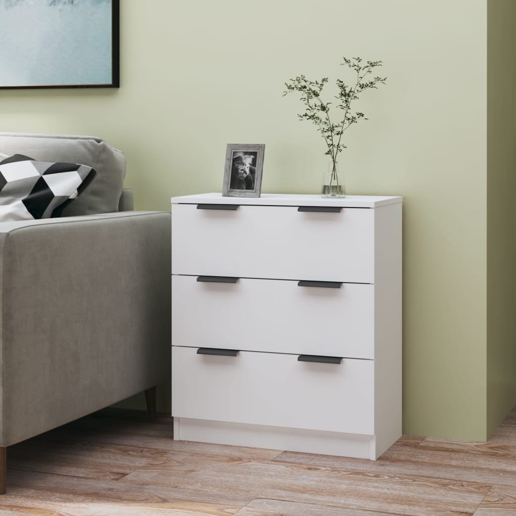Berkfield Sideboard White 60x30x70 cm Engineered Wood