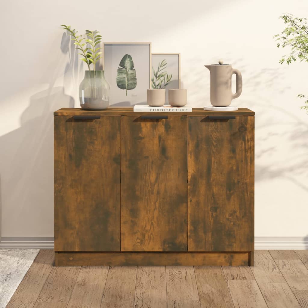 Berkfield Sideboard Smoked Oak 90.5x30x70 cm Engineered Wood