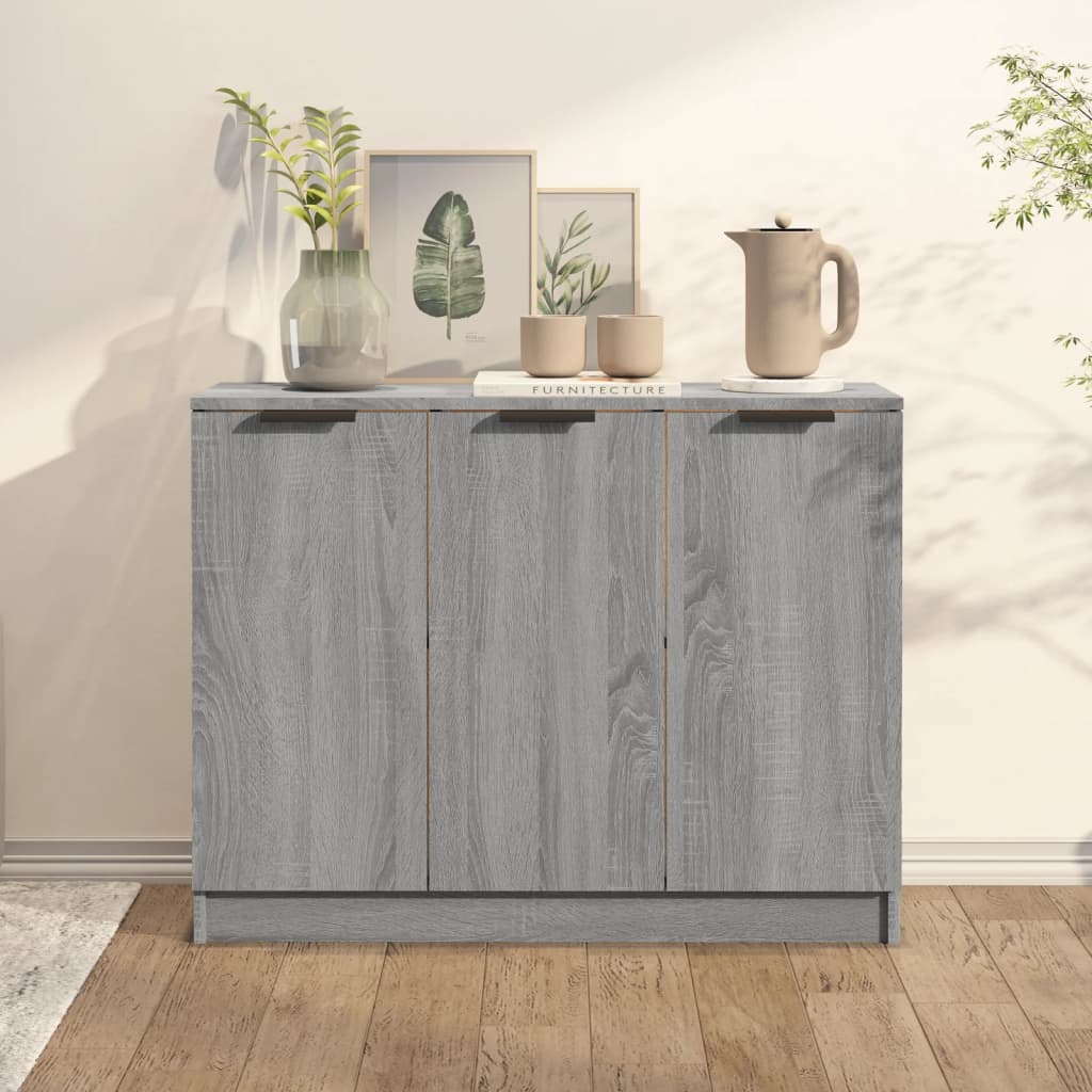 Berkfield Sideboard Grey Sonoma 90.5x30x70 cm Engineered Wood