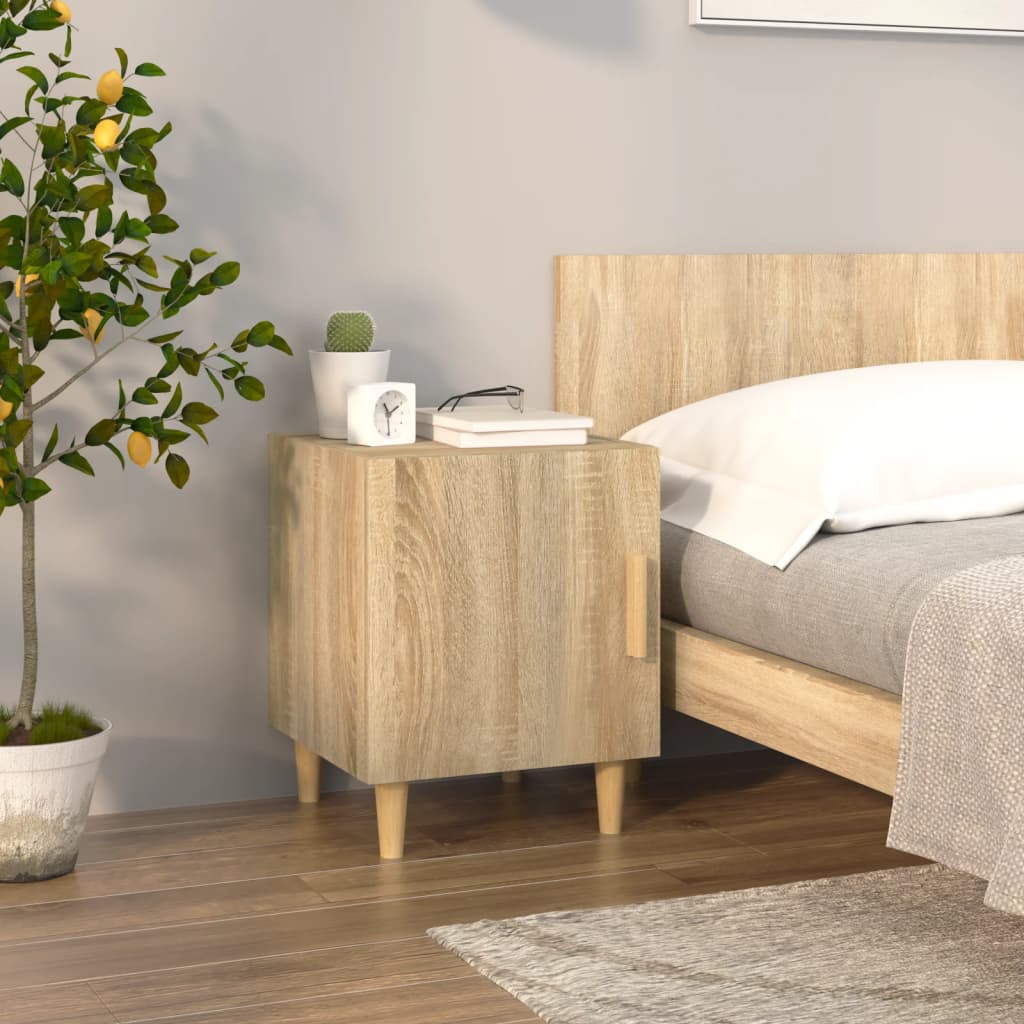 Berkfield Bedside Cabinet Sonoma Oak Engineered Wood