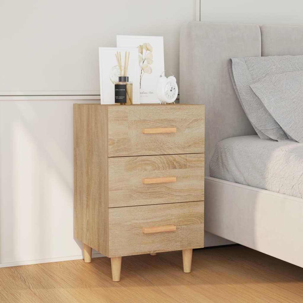 Berkfield Bedside Cabinet Sonoma Oak 40x40x66 cm Engineered Wood