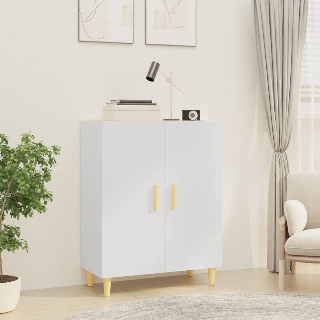 Berkfield Sideboard High Gloss White 70x34x90 cm Engineered Wood