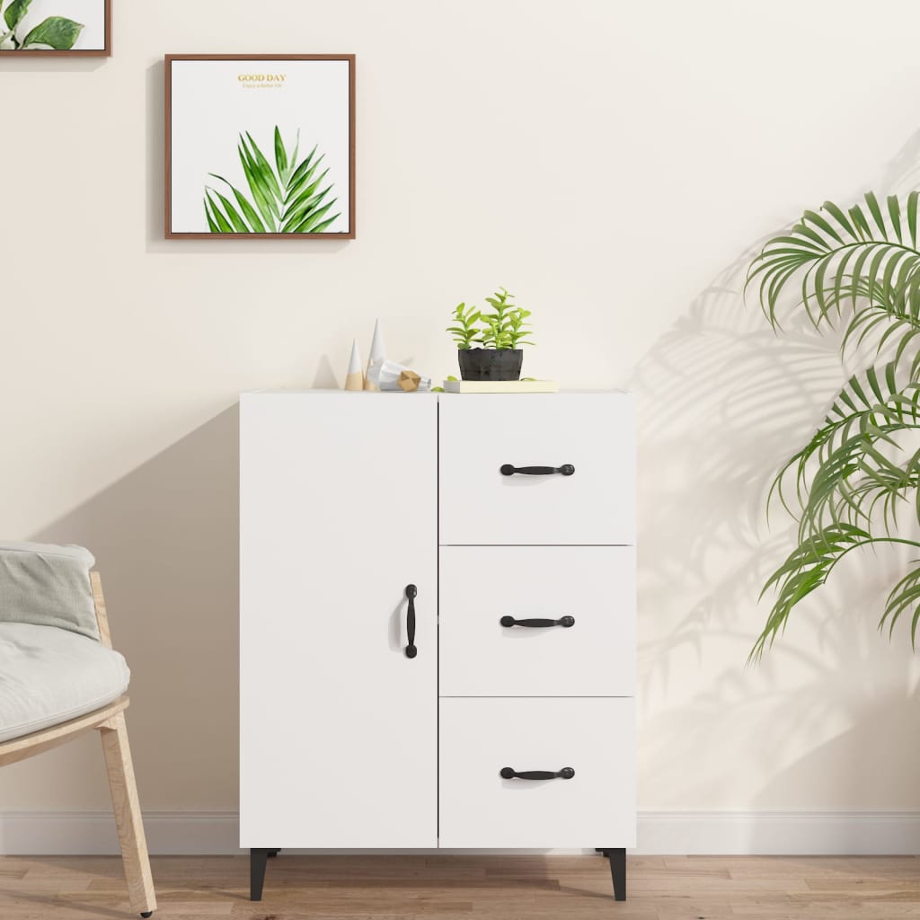 Berkfield Sideboard White 69.5x34x90 cm Engineered Wood