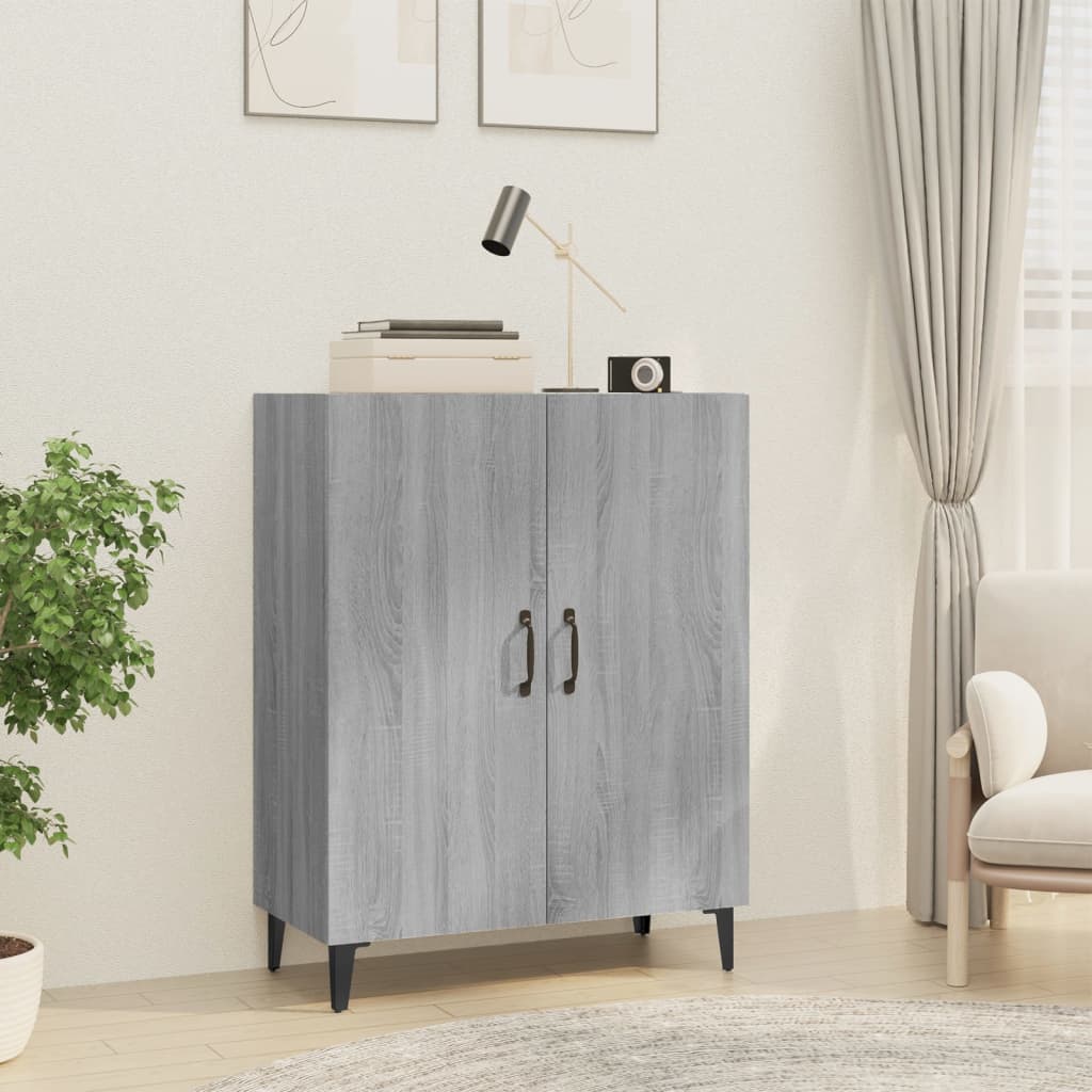Berkfield Sideboard Grey Sonoma 70x34x90 cm Engineered Wood