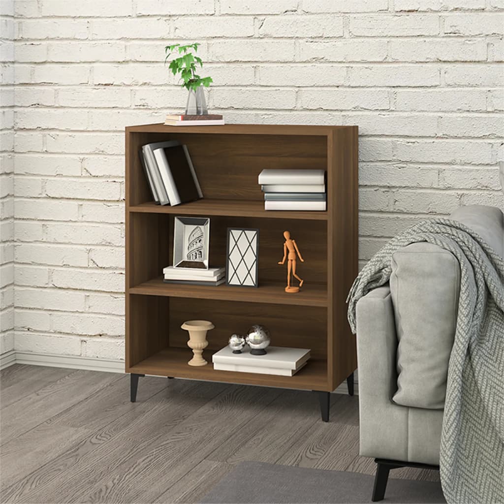 Berkfield Sideboard Brown Oak 69.5x32.5x90 cm Engineered Wood
