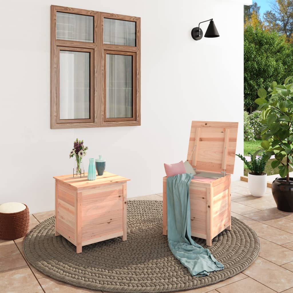 Berkfield Outdoor Cushion Box 50x50x56 cm Solid Wood Fir