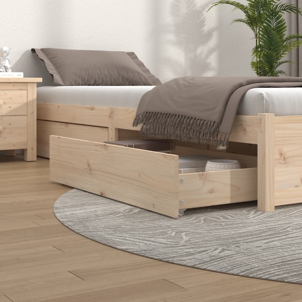 Berkfield Bed Drawers 4 pcs Solid Wood Pine