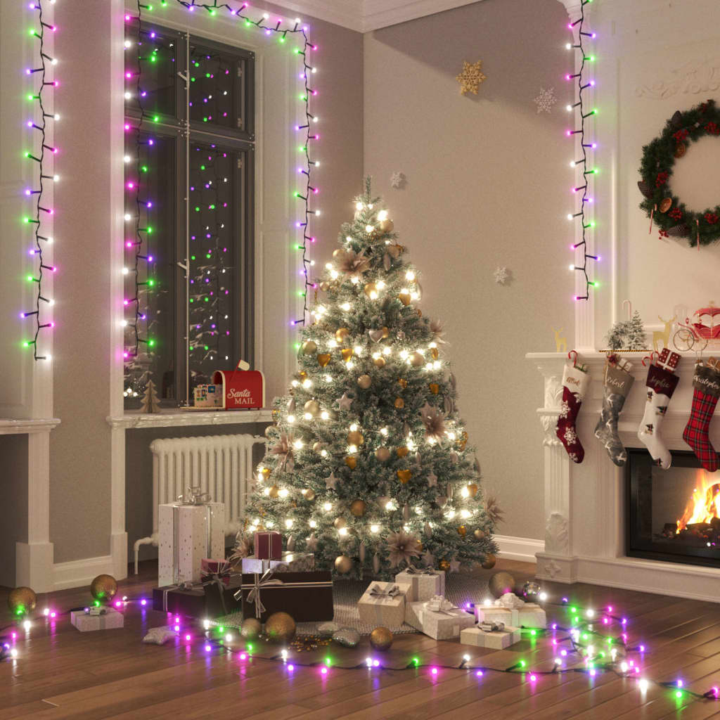 Berkfield Compact LED String with 400 LEDs Pastel Multicolour 13 m PVC