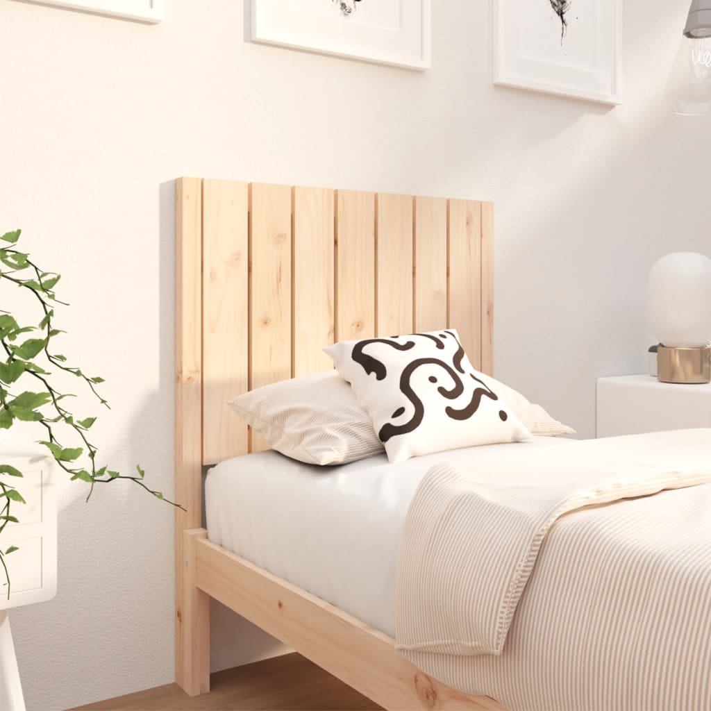 Berkfield Bed Headboard 80.5x4x100 cm Solid Wood Pine