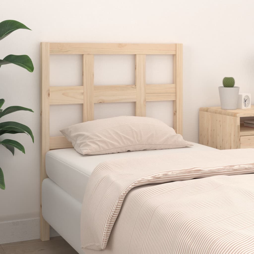 Berkfield Bed Headboard 95.5x4x100 cm Solid Wood Pine