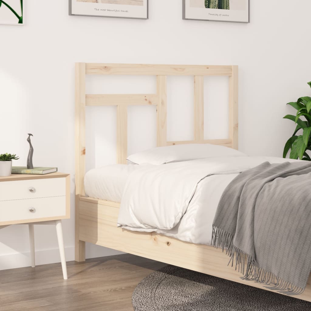 Berkfield Bed Headboard 105.5x4x100 cm Solid Wood Pine