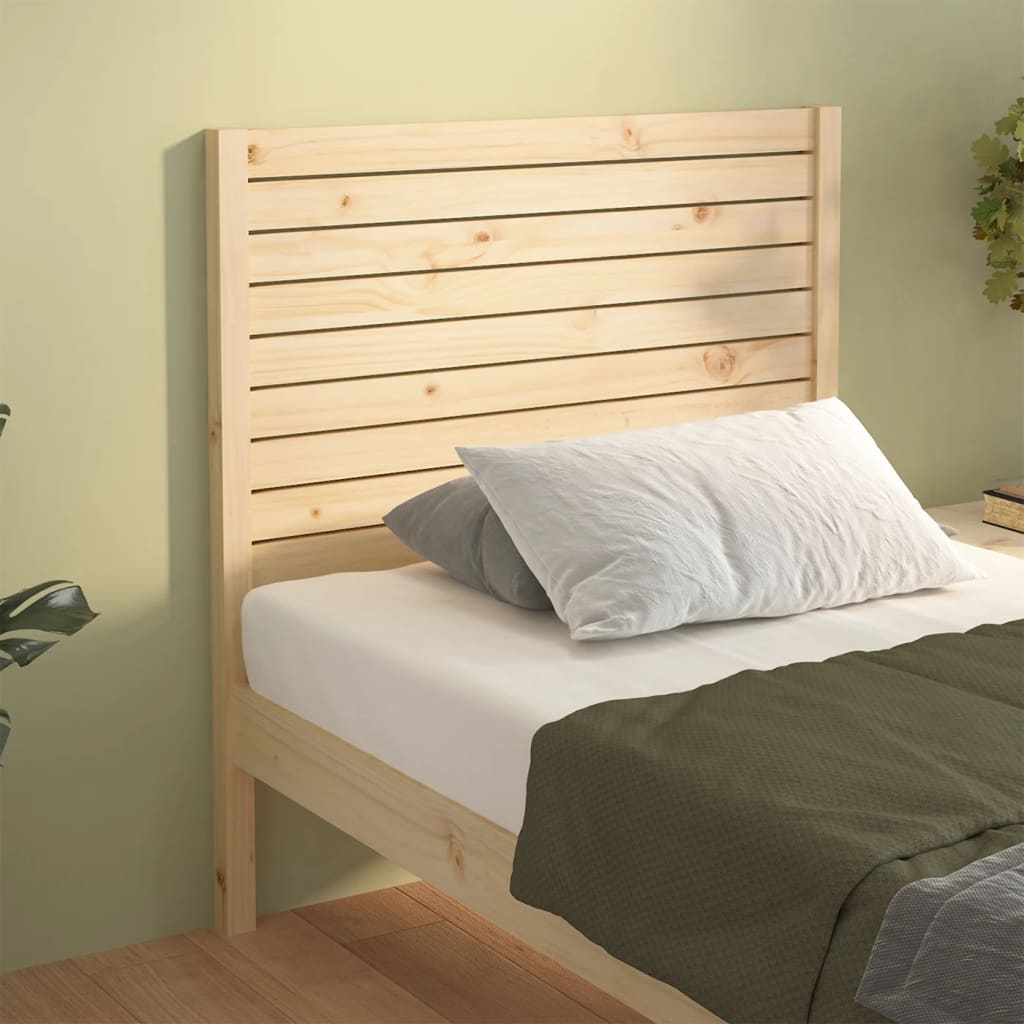 Berkfield Bed Headboard 96x4x100 cm Solid Wood Pine