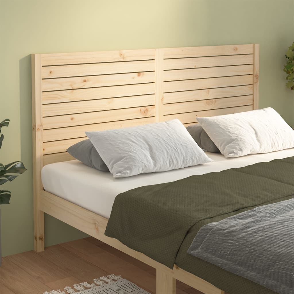 Berkfield Bed Headboard 146x4x100 cm Solid Wood Pine