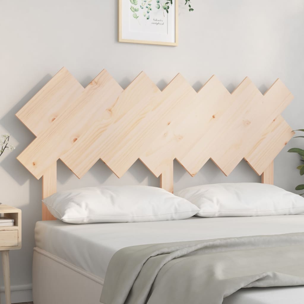 Berkfield Bed Headboard 141x3x80.5 cm Solid Wood Pine