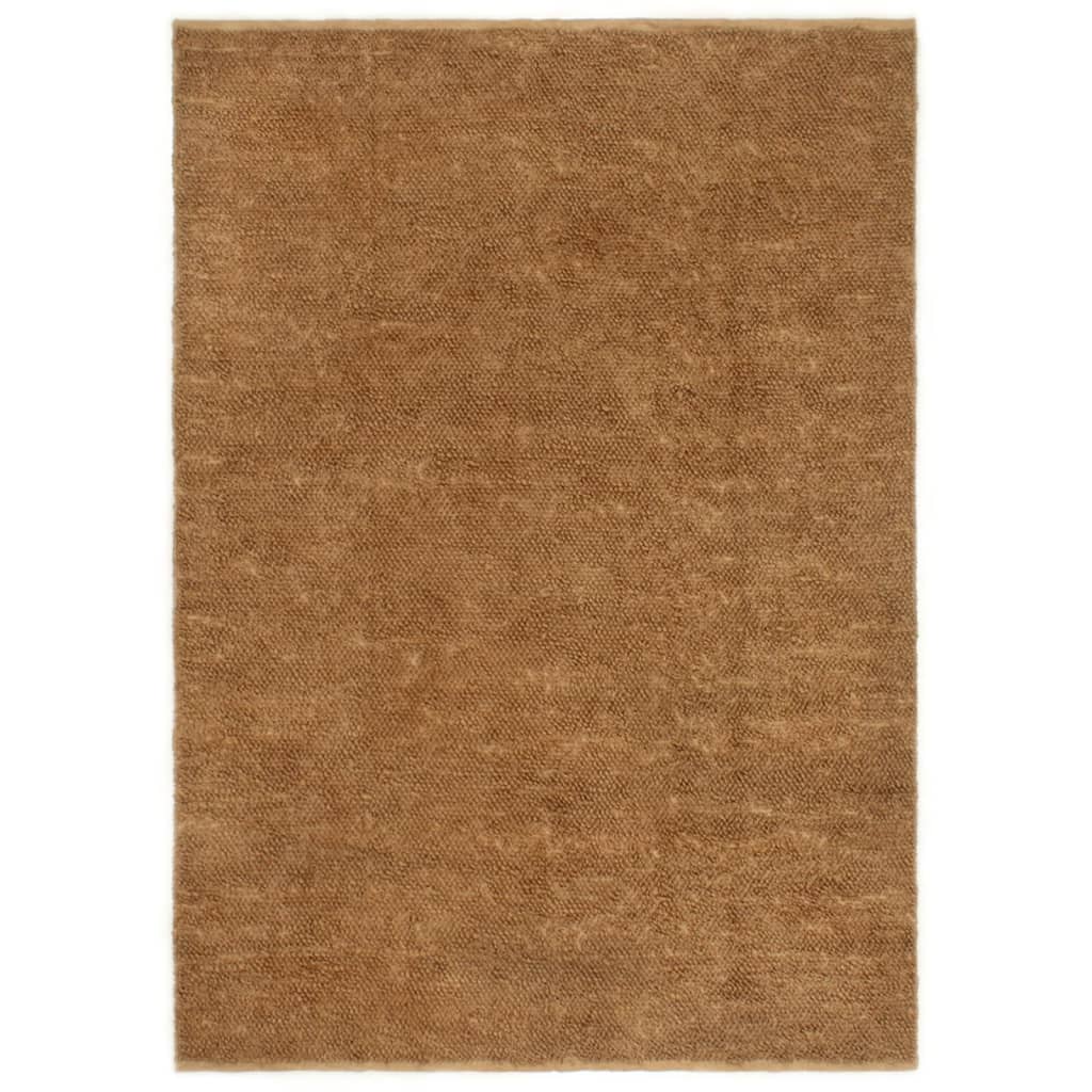 Berkfield Handmade Loop Pile Rug 80x160 cm Jute and Cotton