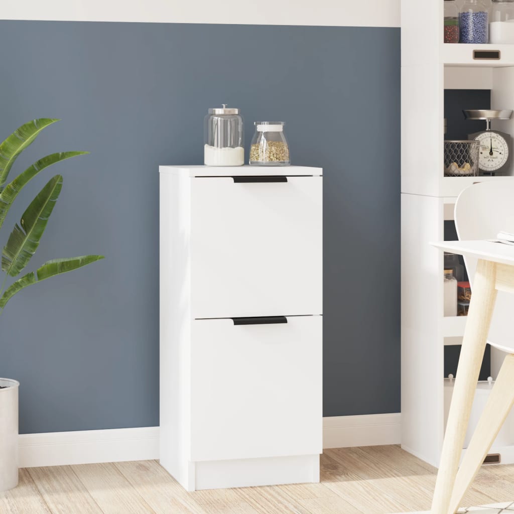 Berkfield Sideboard White 30x30x70 cm Engineered Wood