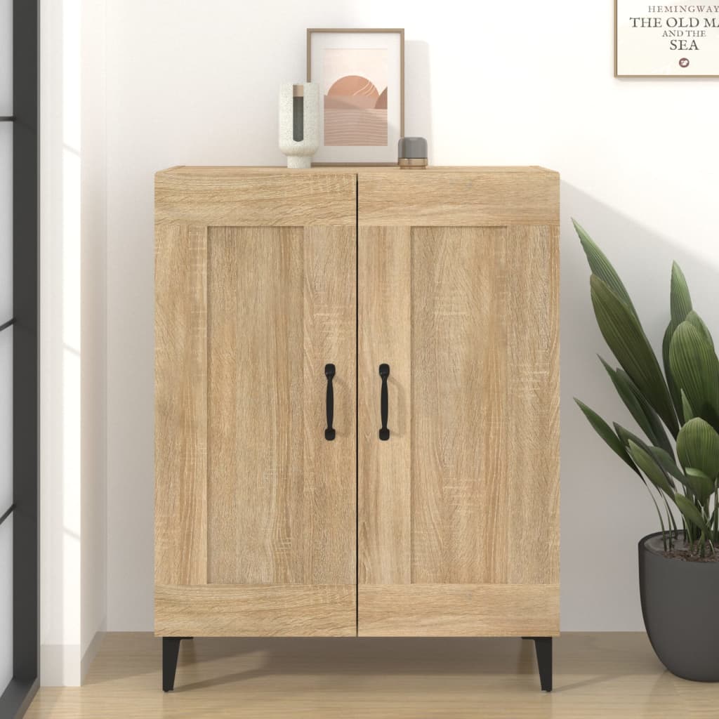 Berkfield Sideboard Sonoma Oak 69.5x34x90 cm Engineered Wood