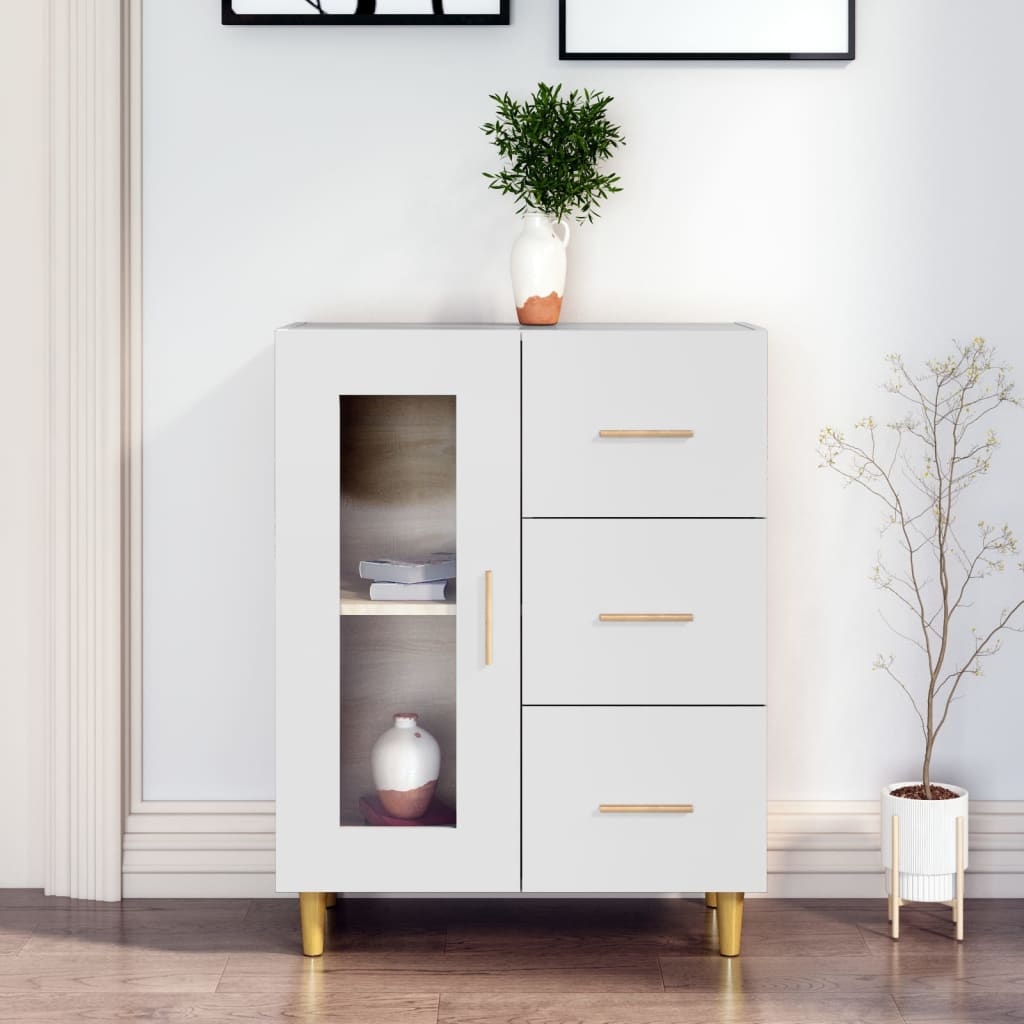 Berkfield Sideboard White 69,5x34x90 cm Engineered Wood