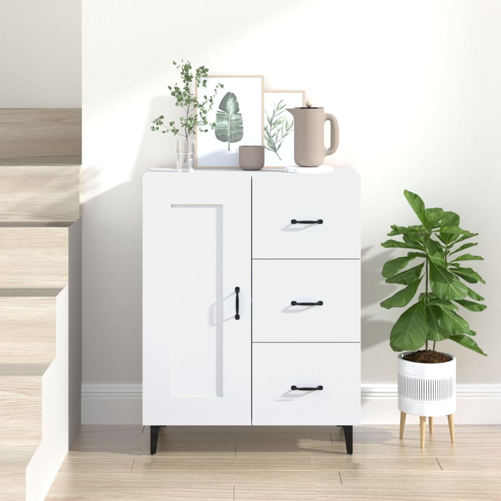 Berkfield Sideboard White 69.5x34x90 cm Engineered Wood