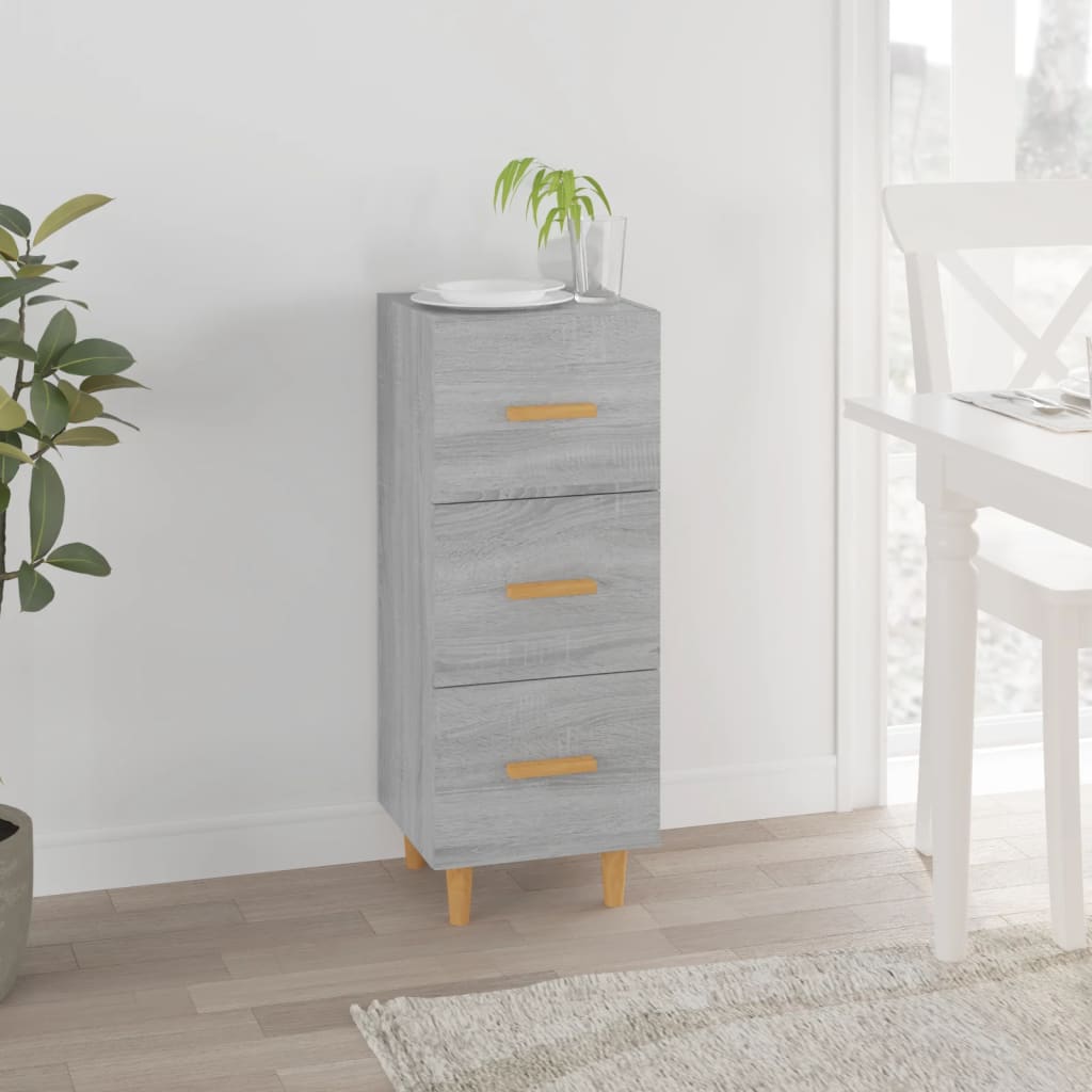 Berkfield Sideboard Grey Sonoma 34.5x34x90 cm Engineered Wood