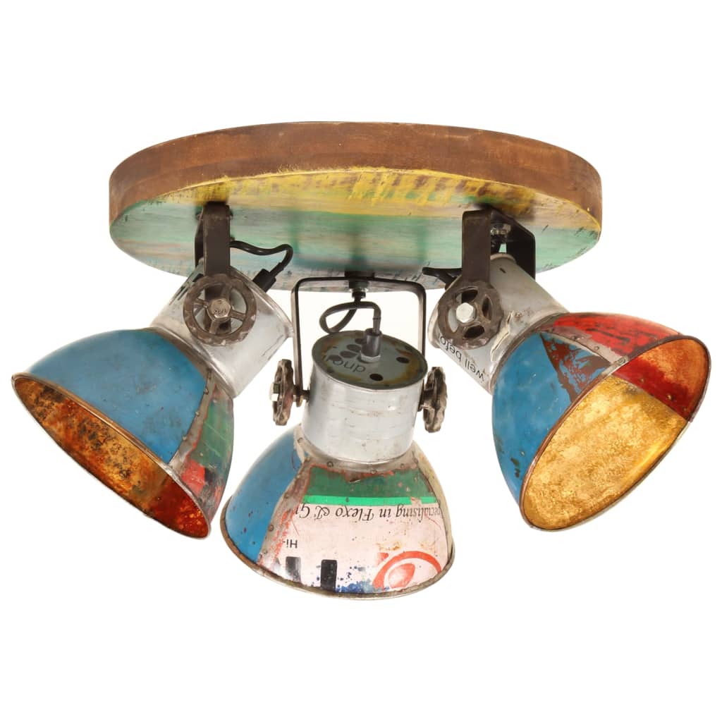 Berkfield Industrial Ceiling Lamp 25 W Multicolour 42x25cm E27